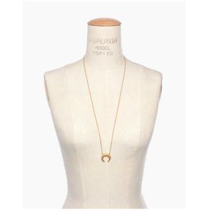 Madewell Chunky Crescent Moon Necklace